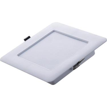 Imagem de Plafon Fita LED Tramontina Quadrado de Embutir Branco 18 W 4000 K 1250