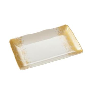 Imagem de Prato retangular de restaurante de churrasco, imitação de porcelana hot pot prato de acompanhamento-W5410