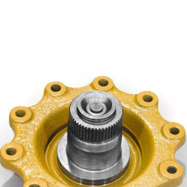 Imagem de Flange Ponta De Eixo Traseira Compatível Com Case Retroescavadeira 580n B90b 87708445