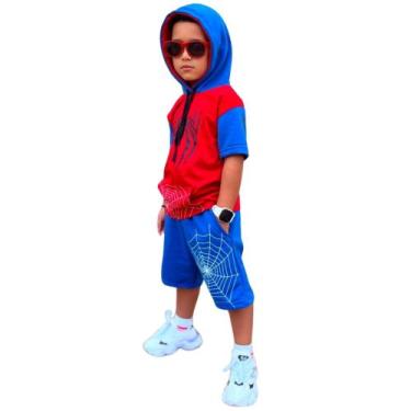 Imagem de Conjunto Infatil Menino personagens Homem Aranha Roblox - Ikaros Kids,