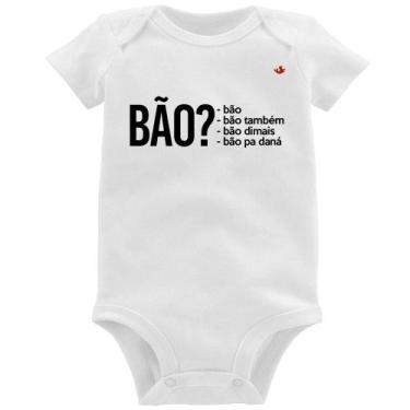 Imagem de Body Bebê Bão - Foca na Moda, Branco, G