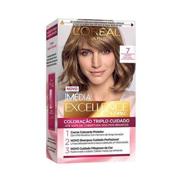 Imagem de Coloração Imédia Excellence - 7 Louro Natural - L'ORÉAL