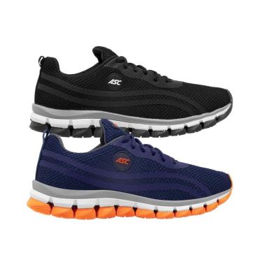 Imagem de Kit 2 Tênis Masculino Esporte para Treino Caminhada Academia Resistente-Masculino