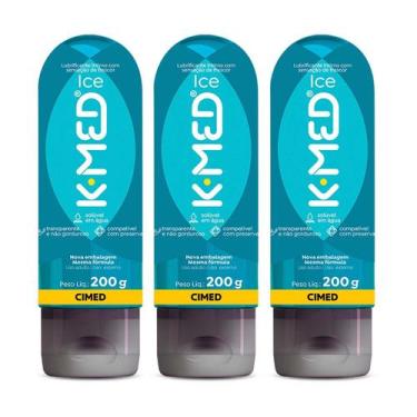 Imagem de Kit 3 Unidades Lubrificante Íntimo K-med Ice 200g - CIMED