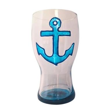 Imagem de Copo Cerv. Marinheiro Âncora Tulipa 320ml  Vidro - Nadir