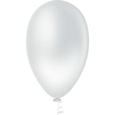 Imagem de Balão PIC PIC N70 Branco Pacote com 50 Unidades - Riberball