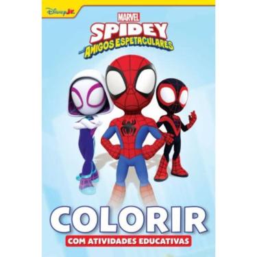 Imagem de Colorir Atividades Educativas Marvel  - Spidey  