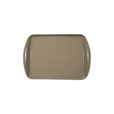 Imagem de Kit 25 Un Bandeja Plástica Bege LF330 44x30 Restaurante Fast Food Self Service