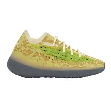 Imagem de adidas Yeezy Boost 380 Tênis masculino casual com cadarço - cinza, Hylte Glow, 39