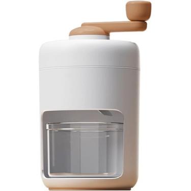 Imagem de Máquina trituradora de gelo para uso doméstico Máquina de raspadinha manual para uso doméstico Máquina de cone de neve Sorvete, cone de neve, Kakigori, Bingsu, coquetel para festa, bares, re