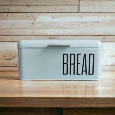 Imagem de Porta Pão Silky Bread Aço 33x18cm Hauskraft Pães Cor Verde - Haüskraft