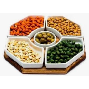 Imagem de Petisqueira Gourmet Madeira e Porcelana - Legno Artes