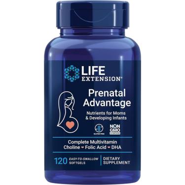 Imagem de Prenatal Advantage Vitaminas Gravidez 120 Cap Life Extension