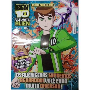 Imagem de Revista Para Colorir Ben 10 Ultimate Alien Ed. 4