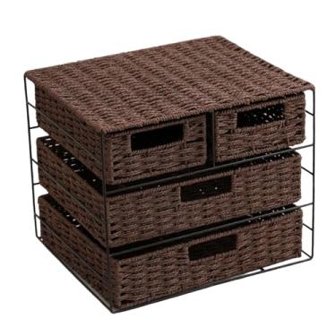 Imagem de MYCENSE Armazenamento de armazenamento artificado Garreta de caixa de armazenamento Tipo de gaveta de gaveta de gaveta multiusejante Organizador de brinquedos