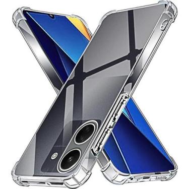 Imagem de Capa Capinha Case Com Bordas Anti Impacto TPU Para Poco C65 Tela de 6,