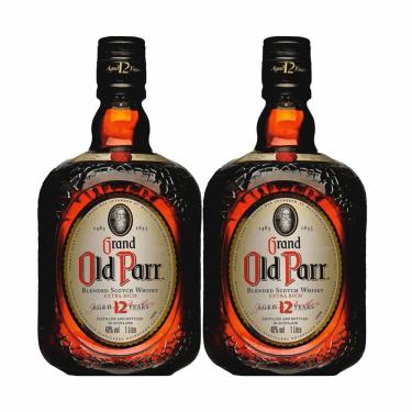 Imagem de Kit 02 Grand Old Parr Blended Scotch Whisky Escocês 12 anos 1000ml