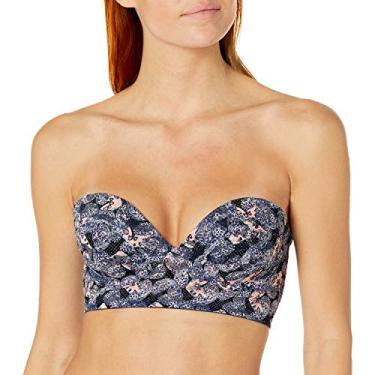 Imagem de Undies.com Sutiã feminino Luxey Girl linha longa conversível multimaneira renda, Monarc, 36D