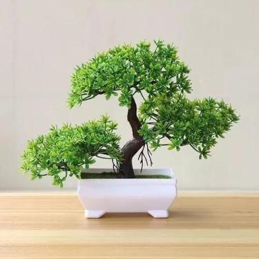Imagem de Planta Artificial Vaso Bonsai Plástico Decoração - Artesanatos MIneiro