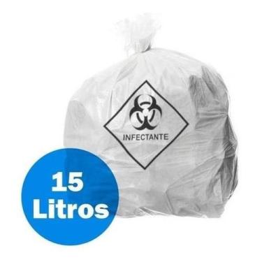 Imagem de Saco De Lixo Infectante 15 Litros Reforçado - 100 Unidades - Higipack