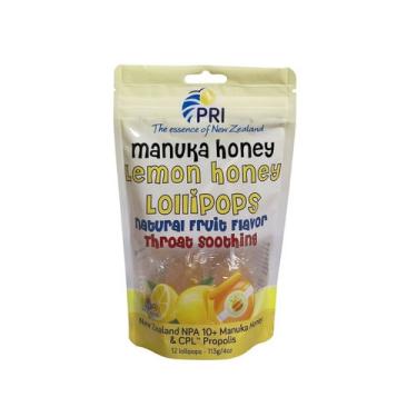 Imagem de Pirulitos infantis Limão e Mel 12 count/ 4 Oz pela Pacific Resources International