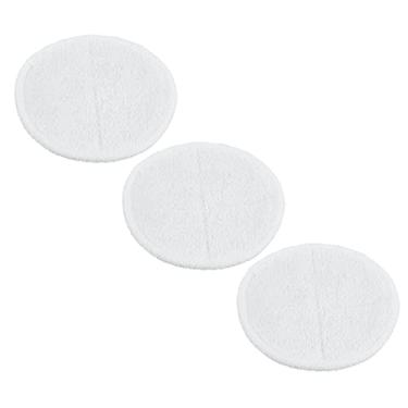 Imagem de Acessórios de cabeça de esfregão, pano de esfregão para esfregão economizador de mão-de-obra 3 PCS reutilizável para escritório para casa para chão(Branco)