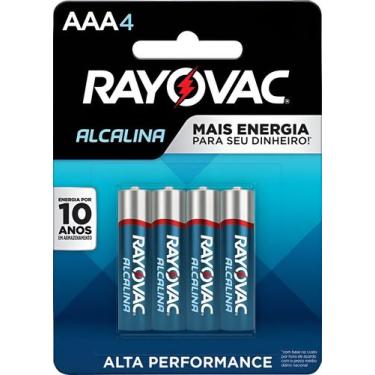 Imagem de Pilha Alcalina Encartelada AAA  - Rayovac, AAA 4pc un