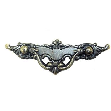 Imagem de Puxador de porta retro gaveta de cozinha armários móveis ferragens armário antigo puxadores de puxar tom bronze