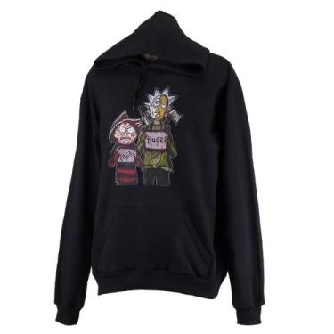 Imagem de moletom personalizado rick and morty  entre mundos - OverBull