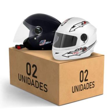 Imagem de Kit 2 Capacete New Liberty 3 Elite + Liberty 4 Kids Feminino Masculino