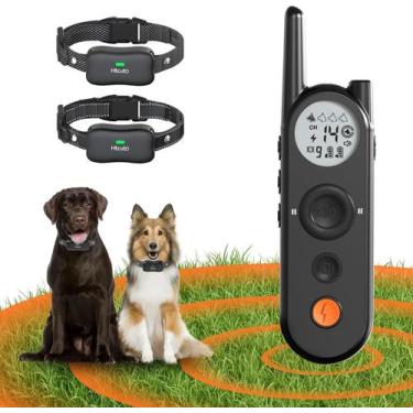 Imagem de Cerca sem fio para cães e coleira de treinamento Htcuto X3 para 2 cães