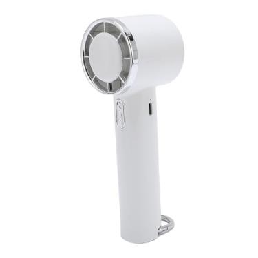 Imagem de Portátil Portátil 5 Velocidades de Alta 1200mAh Ventilador de Desktop Poderoso Com Fivela Pendurada Ao Ar Livre (Branco)