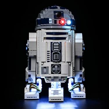 Imagem de BRIKSMAX Kit de iluminação LED para R2-D2 – Compatível com Lego 75308 modelo de blocos de construção - não inclui o conjunto Lego