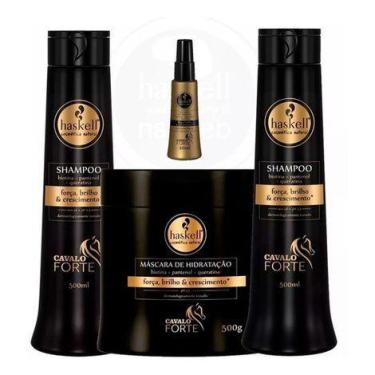 Imagem de Haskell Cavalo Forte 2 Shampoos + Máscara 500g + Selante
