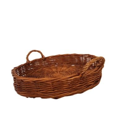 Imagem de Cesto/bandeja Em Vime Natural Diam 35cm X Alt 7cm