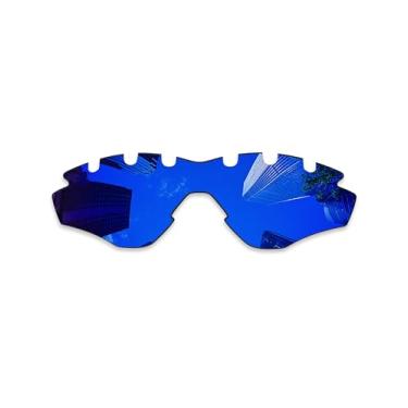 Imagem de Lentes de reposição espelhadas polarizadas premium Combime 8 para óculos de sol Oakley M2 com armação ventilada OO9212 - Espelhado azul escuro, Azul-escuro, One Size