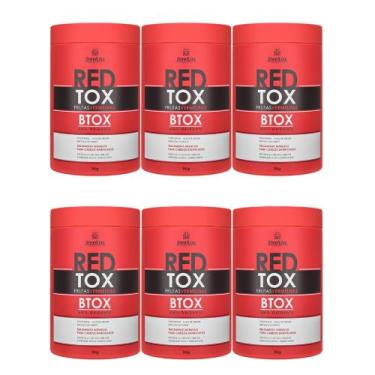 Imagem de 6 Btox Capilar Redutor De Volumes Matizador Para Ruivas - Steel Liss C