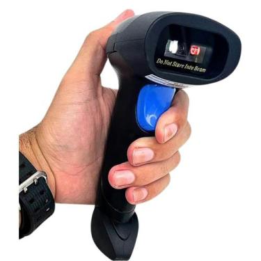 Imagem de Leitor 2D Sem Fio com Bluetooth e USB QR Code e Barras Compatível com 