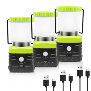 Imagem de Jarxin Lanterna De Acampamento Led Com Luz Quente 3200K, Recarregável, 1000 Lm, Bateria Externa 4500 Mah, Para Emergências Em Furacões, Caminhadas, À Prova D'Água Ip44 (Verde)