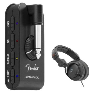 Imagem de Amplificador de fone de ouvido Fender Mustang Micro com Polsen HPC-A30