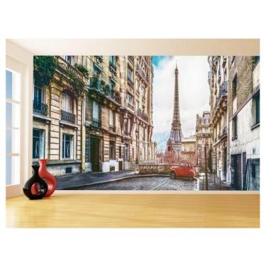 Imagem de Papel De Parede 3D Cidade Antiga Paris Pintura 3,5M Cda72 - Você Decor