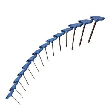 Imagem de Jogo de Chaves Hexalobular Tipo Tork Cabo Em T T5 a T50 com 14 Peças - Gedore 024496