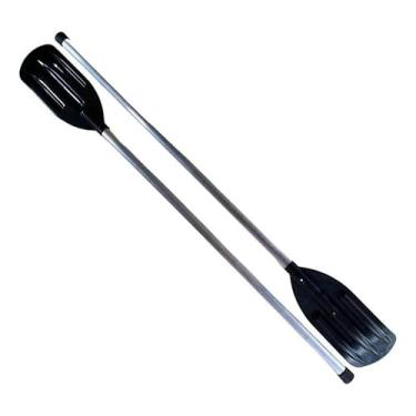 Imagem de Kit 2 Remos C/Cabo Alumínio P/Bote Barco Pesca Canoa 1,5 M