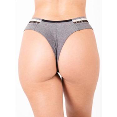 Imagem de Kit 3 Calcinha Fio Duplo Mescla Calçola Lingerie Resistente Tanga Femi