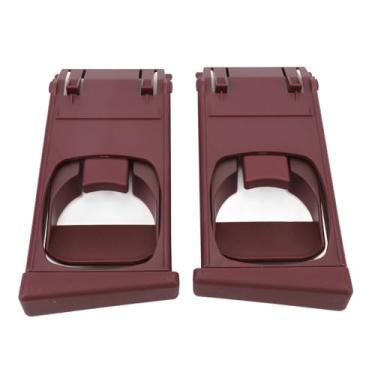 Imagem de Zerodis Painel Cup Holder Durável Armazenamento Elegante para Hilux Vigo 2005-2015, Porta de Copo Frontal de Plástico para Motoristas (Vinho vermelho)