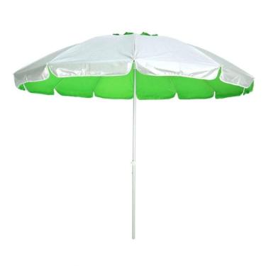 Imagem de Guarda-sol Sicilia 2,60 M Alum. Var.fib Poliester Prata / Verde