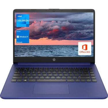 Imagem de Computador portátil HP com ecrã portátil de 14 HD Intel Quad-Core N412