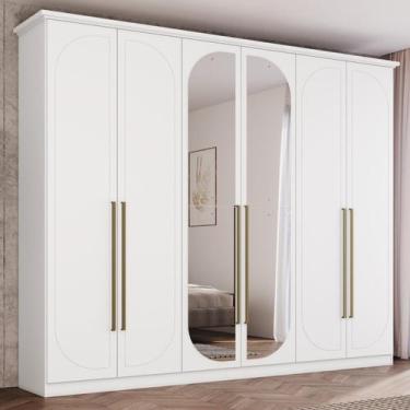 Imagem de Guarda-roupa Casal Nova York Prime 6 Portas com Amortecimento 6 Gaveta