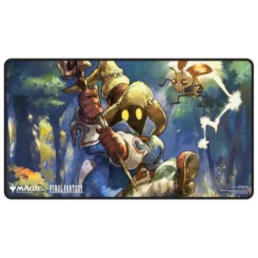 Imagem de Final Fantasy x Universes Beyond Vivi, Stray Black Mage Black Stitched Playmat for Magic: The Gathering
