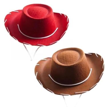 Imagem de Chapéu Cowboy Xerife/Vaqueira Fantasia Cosplay Sortido